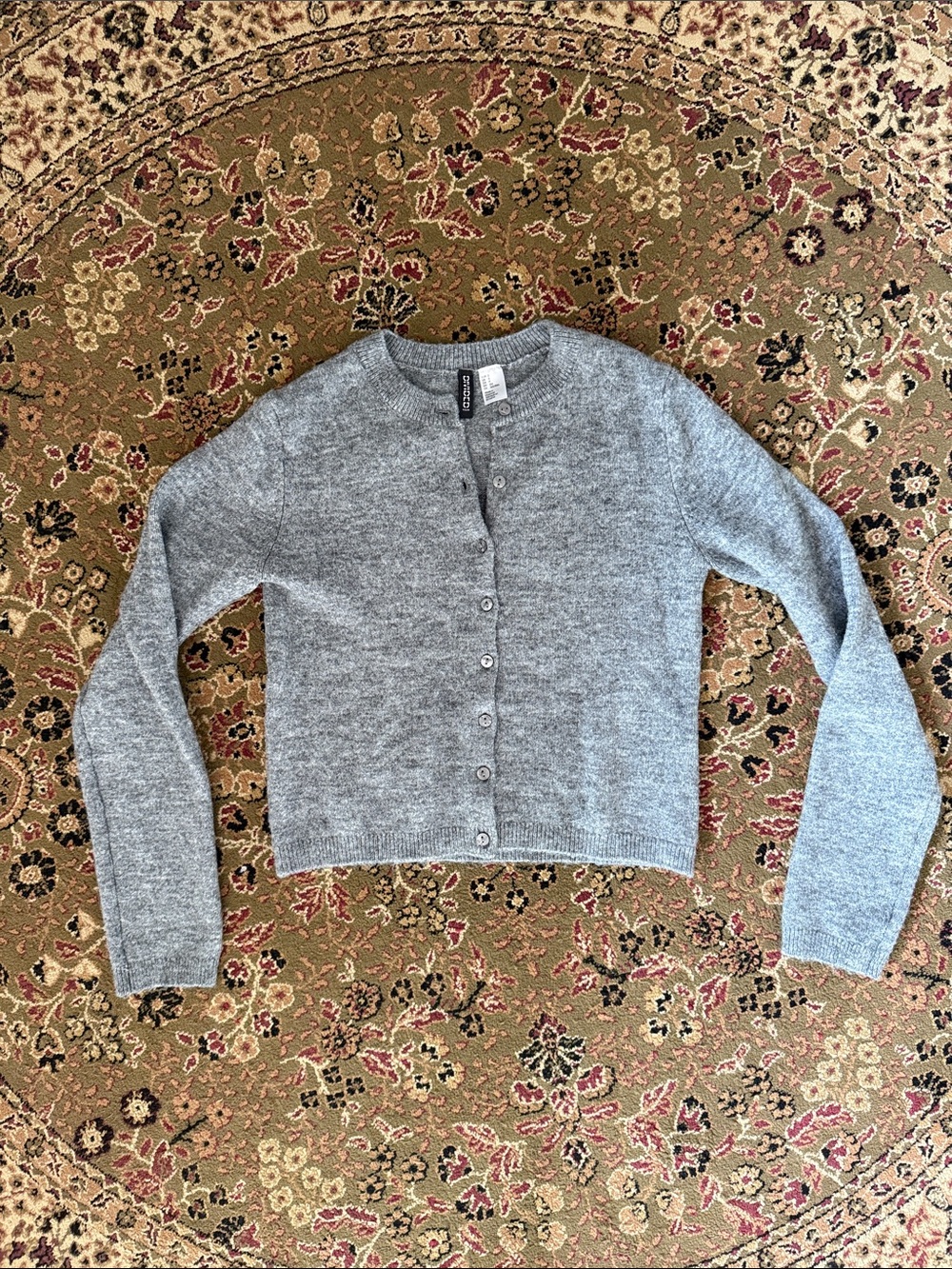 Grey cardigan